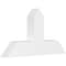 Ekena Millwork Portland Architectural Grade PVC Gable Bracket, 36"W x 19 1/2"H x 4"D x 6"F, 13/12 Pitch GBP036X20X0406POR00 - alternate 1